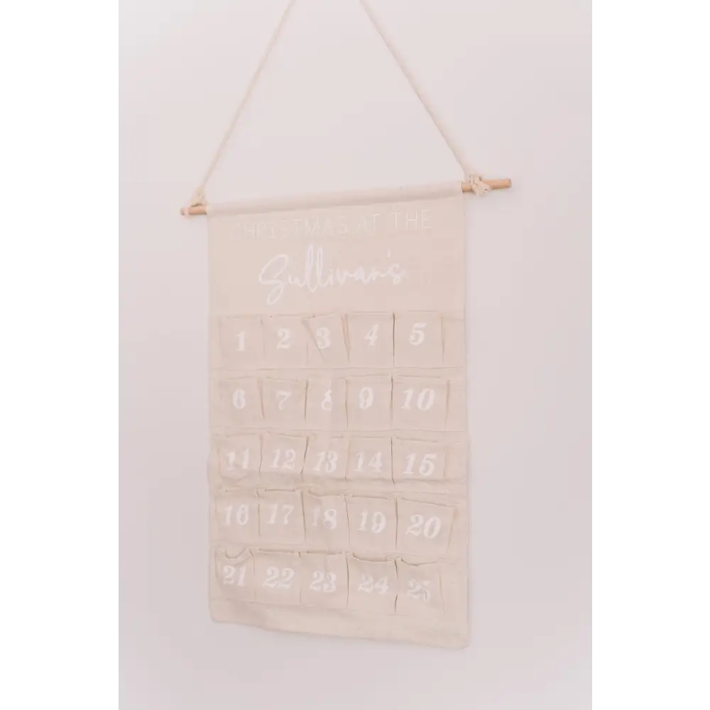 Personalised Christmas Advent Calendar - Timber Tinkers