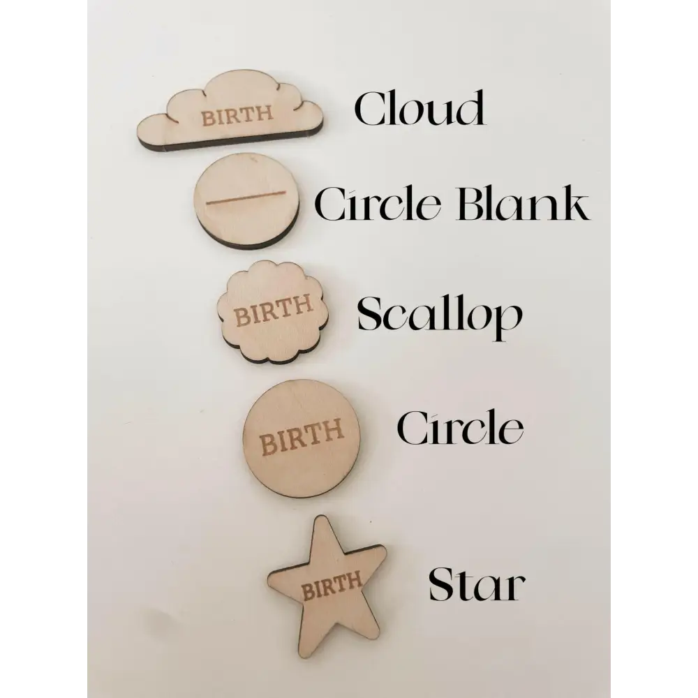 Personalised Growth Chart - Safari - Timber Tinkers