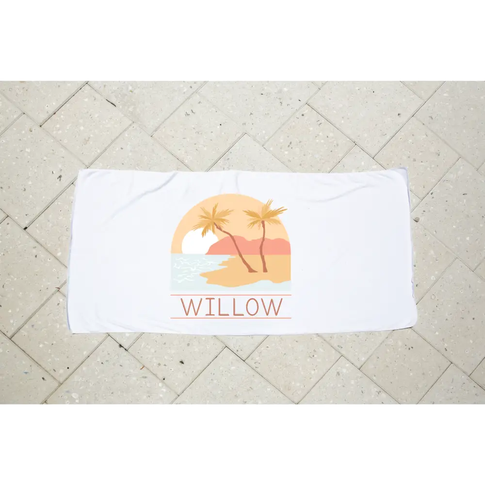 Personalised Kids Towel - Paradise - Timber Tinkers