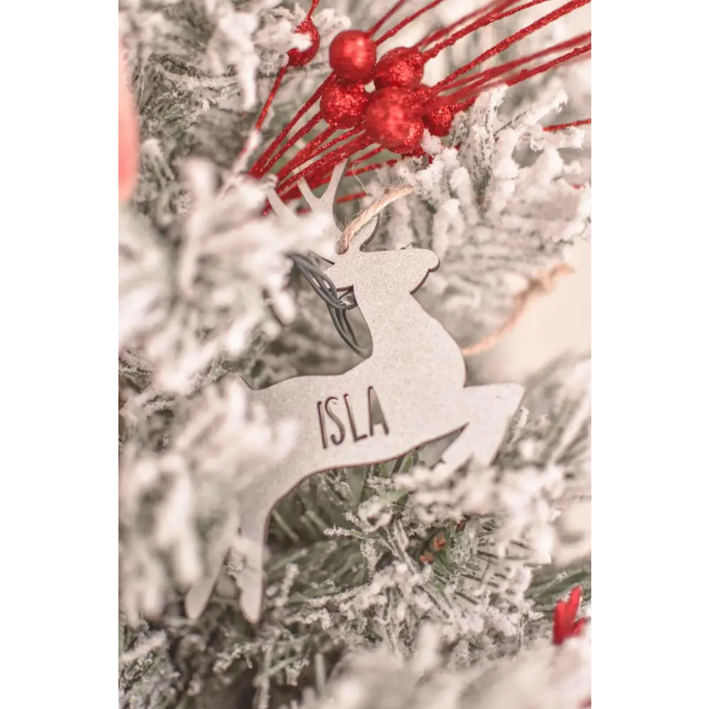 Reindeer Ornament - Timber Tinkers