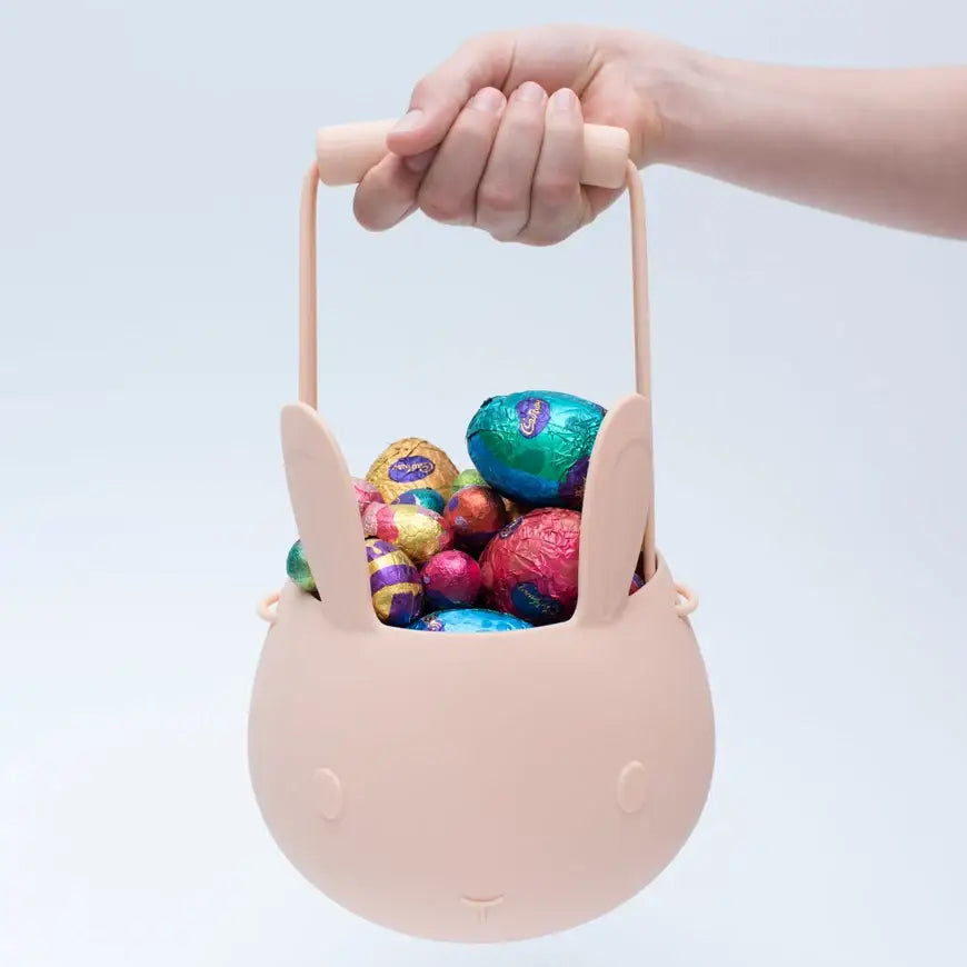 Silicone Easter Bunny Basket - Multiple Colours - Timber Tinkers