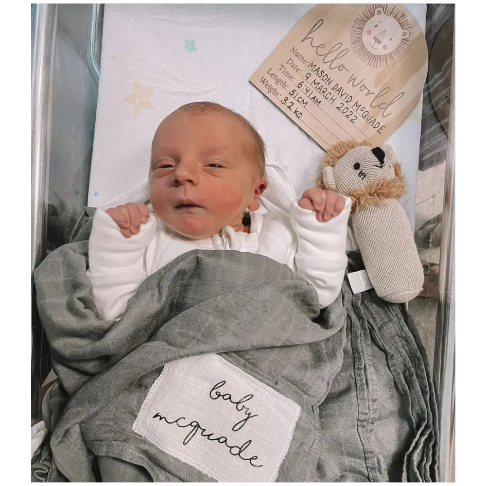 Sweet Dreams Mist Muslin Swaddle - Timber Tinkers