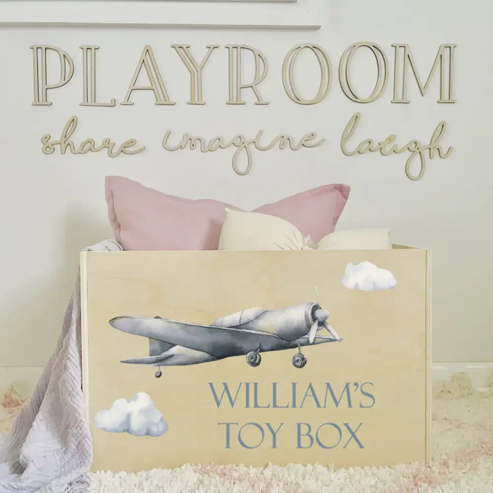 Toy Box - Airplane - Timber Tinkers