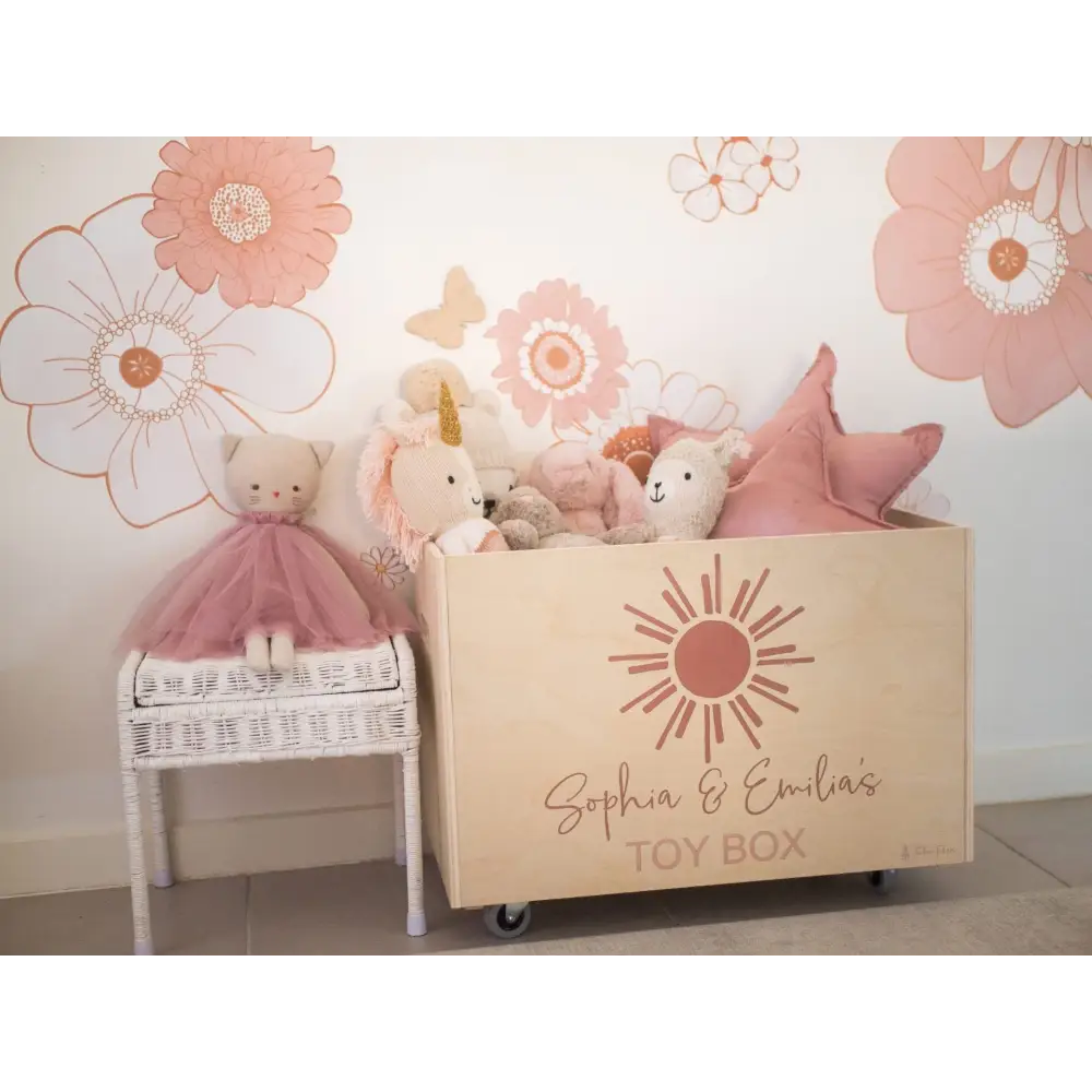 Toy Box - Rainbow - Timber Tinkers