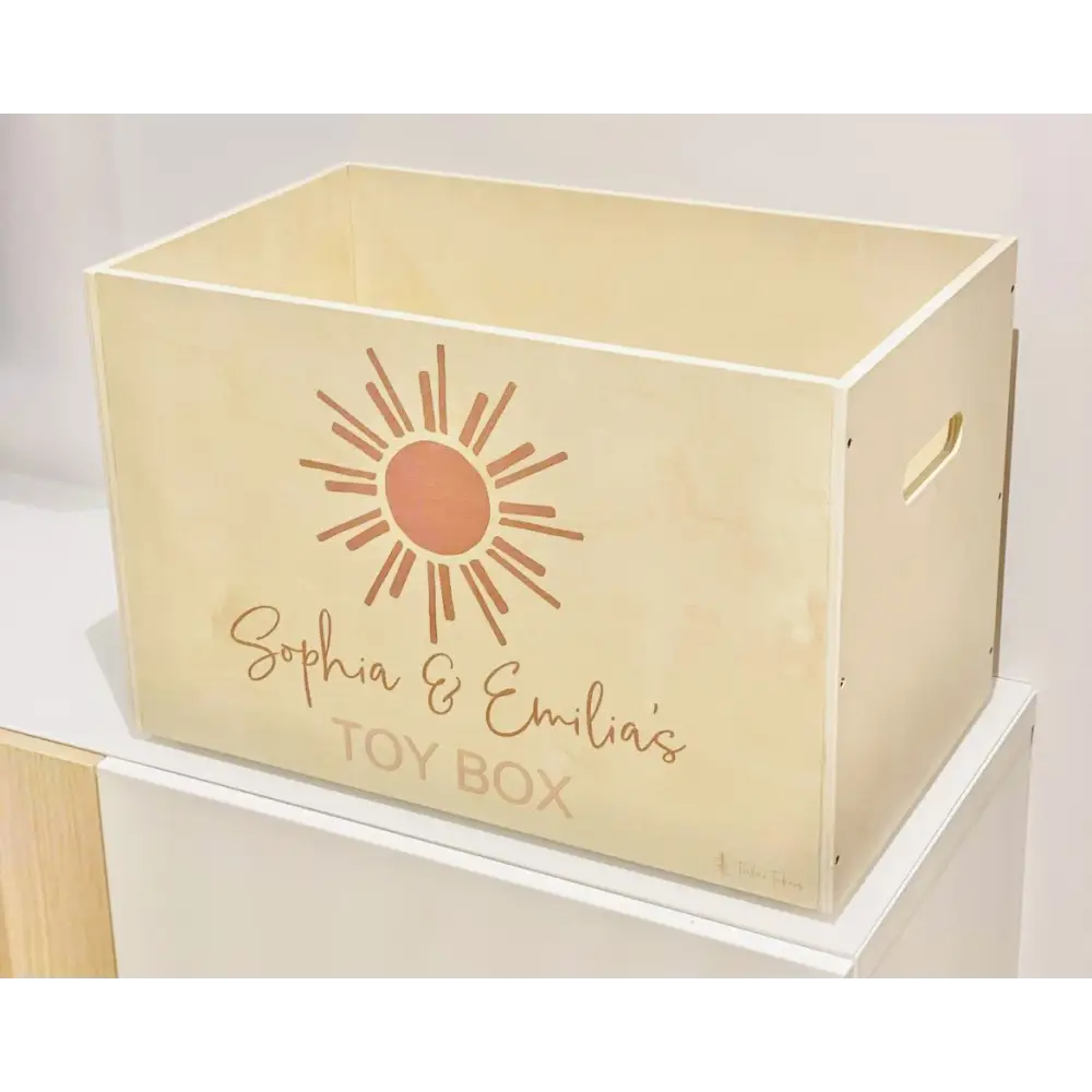 Toy Box - Rainbow - Timber Tinkers