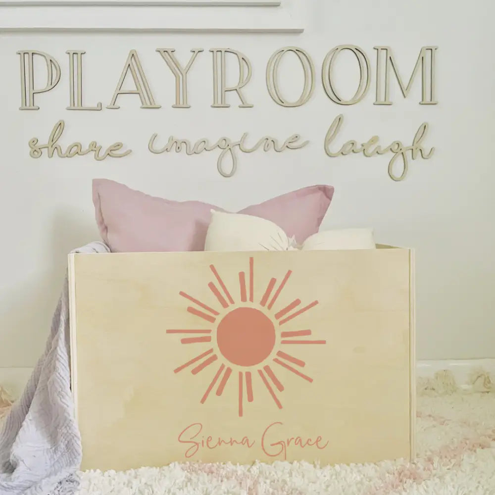 Toy Box - Sun - Timber Tinkers