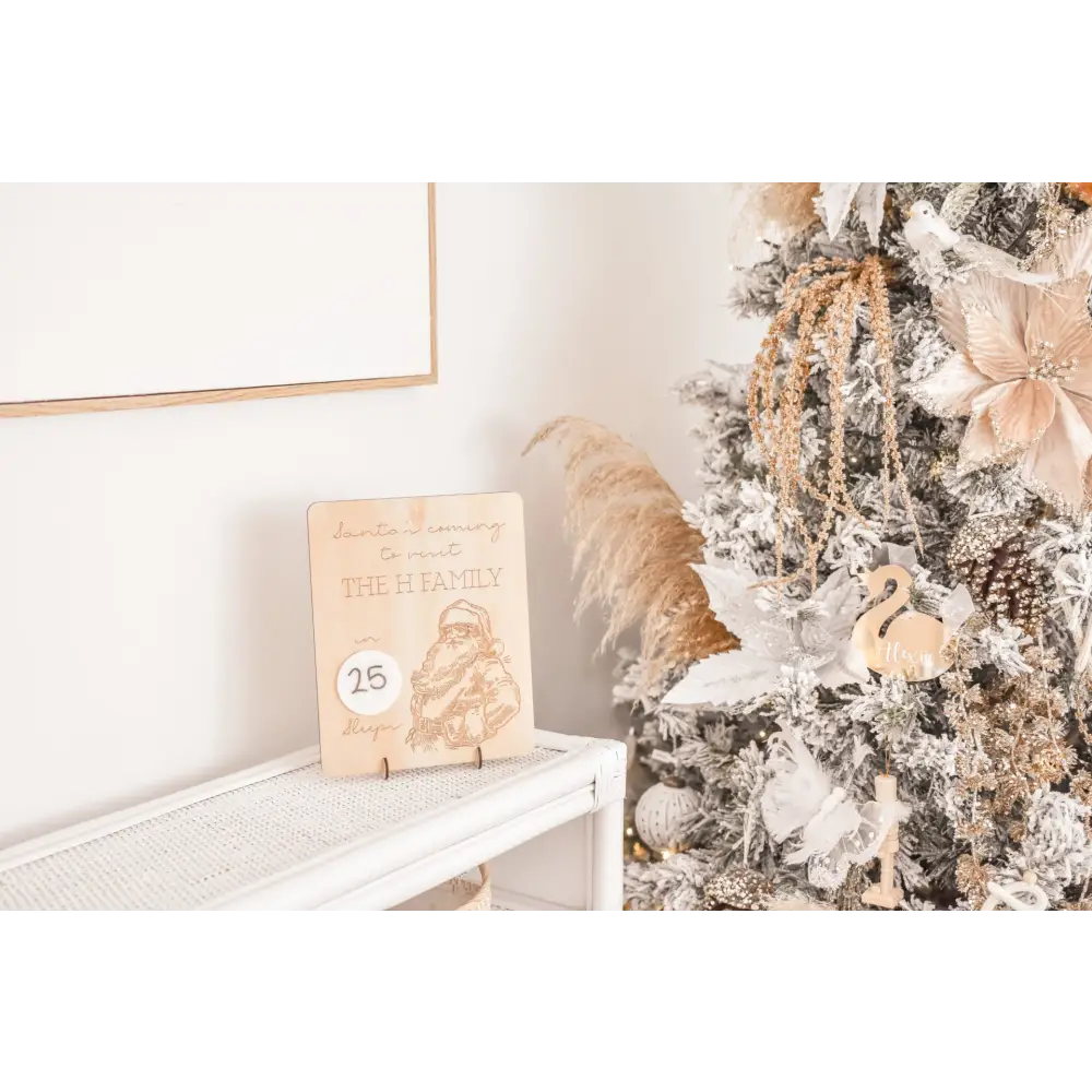 Vintage Santa Countdown - Timber Tinkers