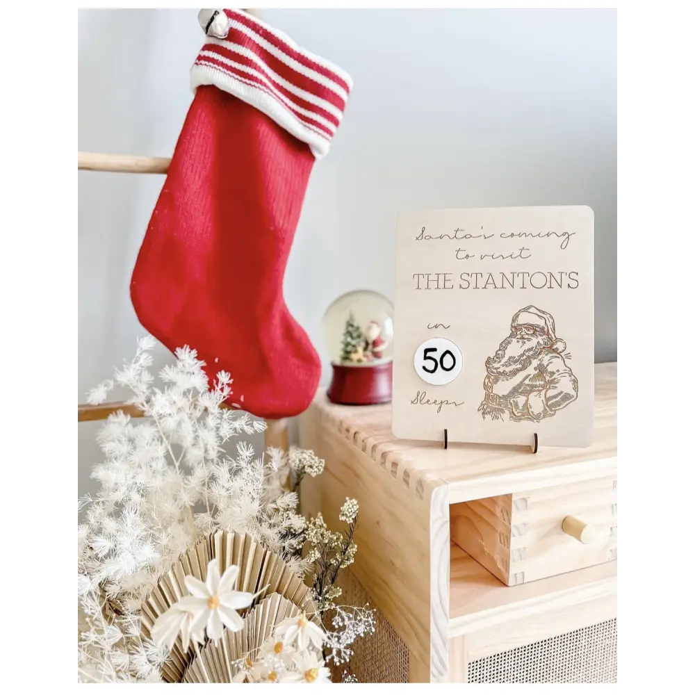 Vintage Santa Countdown - Timber Tinkers