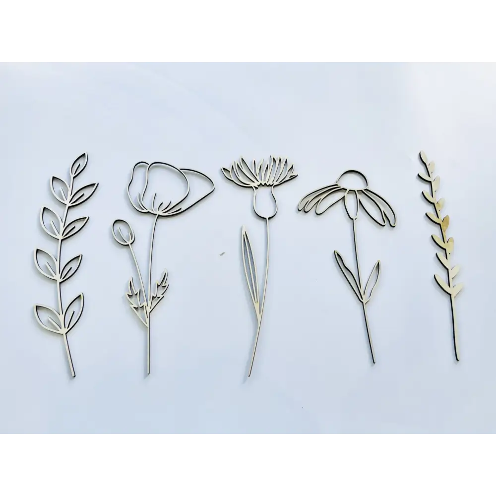 Wildflowers Wall Decals - Timber Tinkers