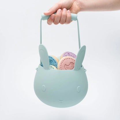 Silicone Easter Bunny Basket - Multiple Colours