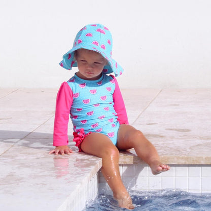 Nappy-change Swimsuit | Dotty Watermelon