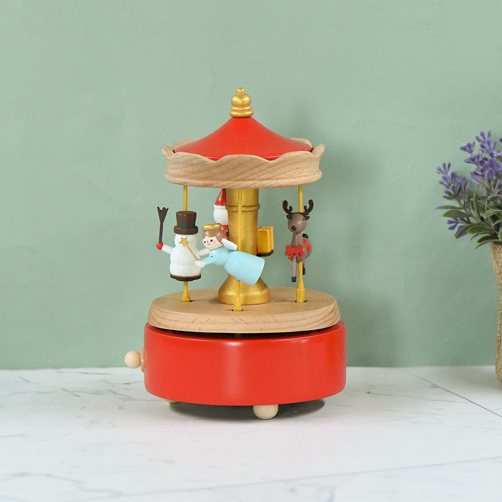 Christmas Music Box - Santa Carousel