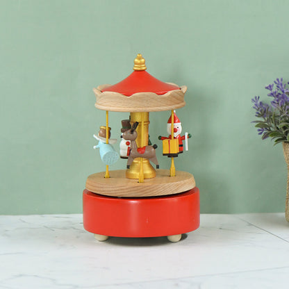 Christmas Music Box - Santa Carousel