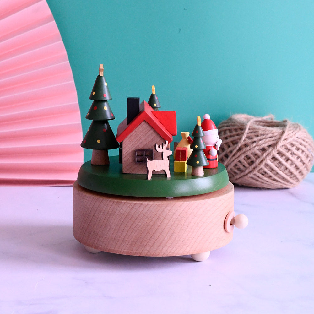 Christmas Music Box - Santa House