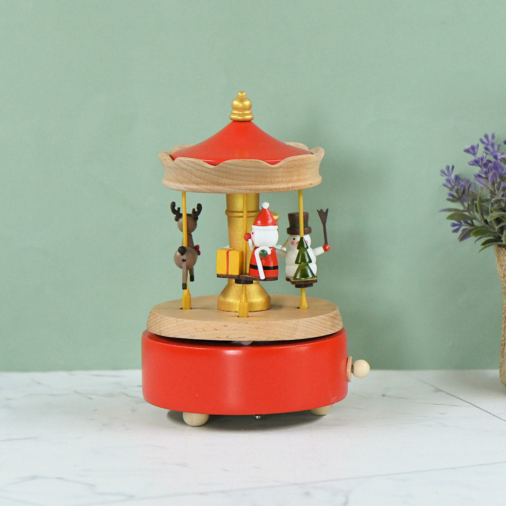 Christmas Music Box - Santa Carousel