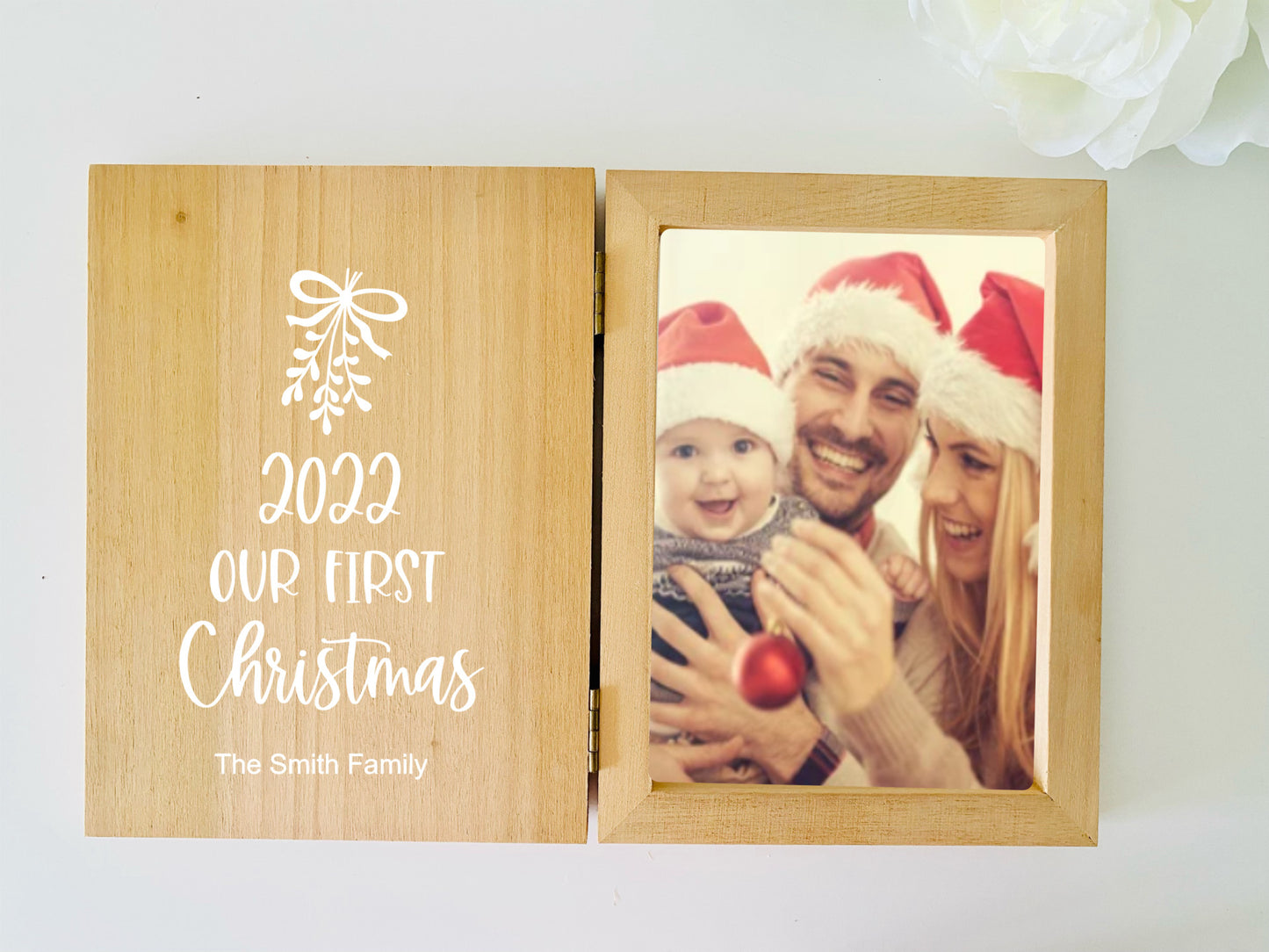 Christmas Photo Frame - Our First Christmas 2024