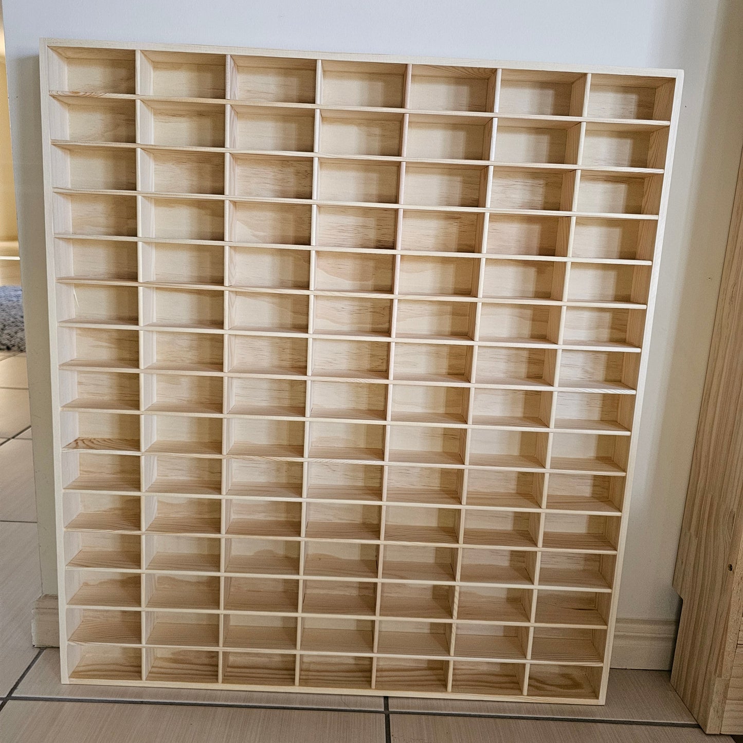 105 slots Matchbox & Hotwheel Display & Storage Unit- SolidPine