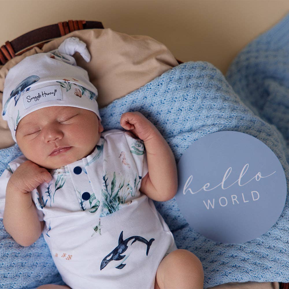 Ocean & Indigo Reversible Milestone Cards