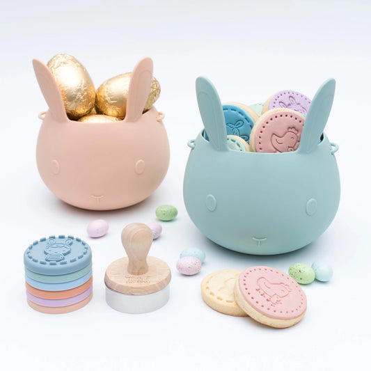 Silicone Easter Bunny Basket - Multiple Colours