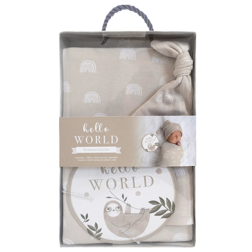 Newborn Gift Set - Rainbow Sloth