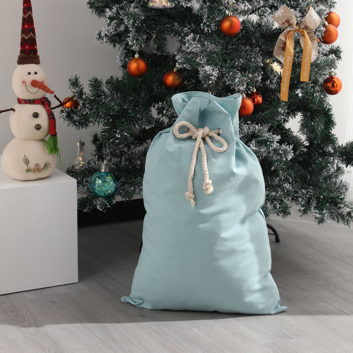 Canvas Santa Sacks - Multi Colours