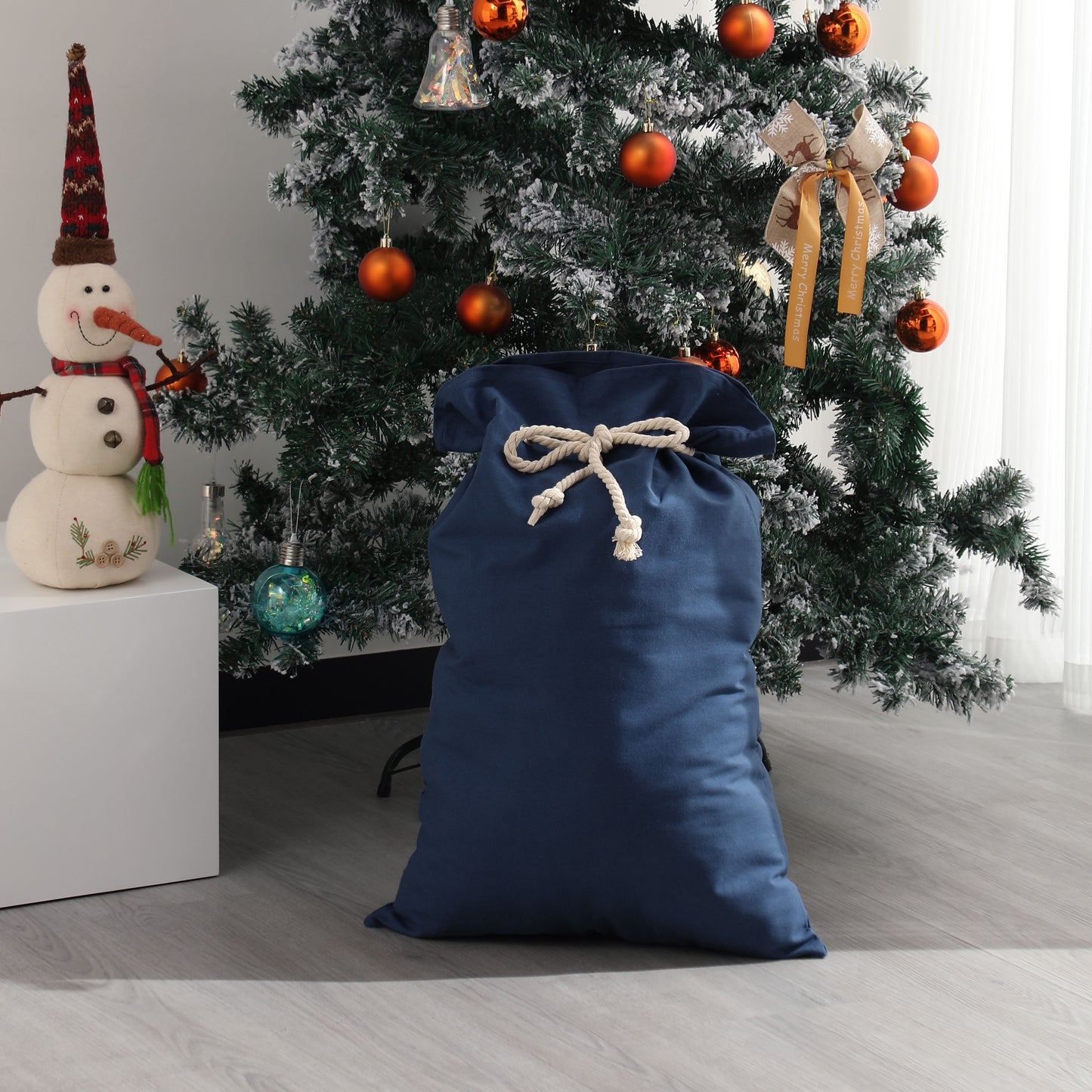 Canvas Santa Sacks - Multi Colours