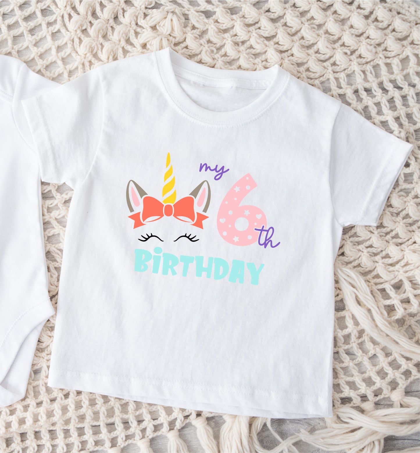 Unicorn Birthday T-Shirt - Multiple Years