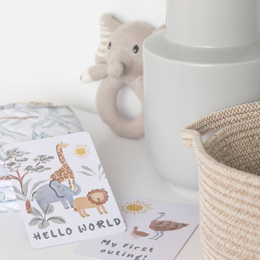 Milestone Cards - Wild Safari