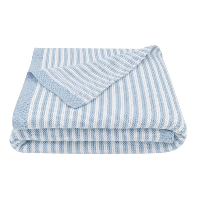 Baby Blanket - Blue Stripe