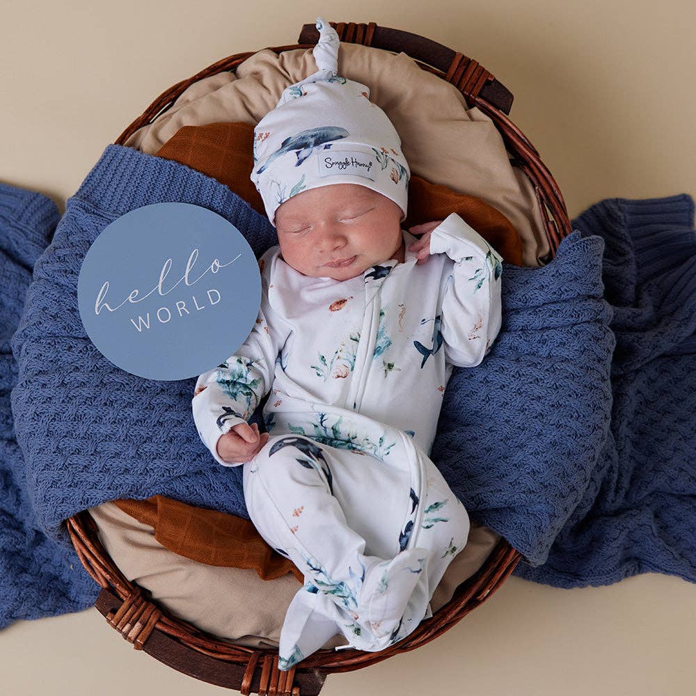 Ocean & Indigo Reversible Milestone Cards