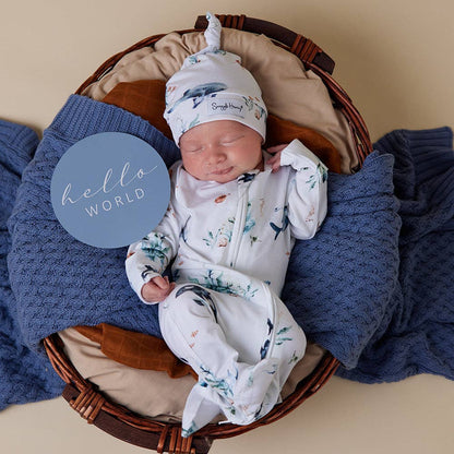 Ocean & Indigo Reversible Milestone Cards