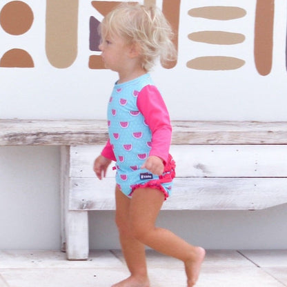 Nappy-change Swimsuit | Dotty Watermelon