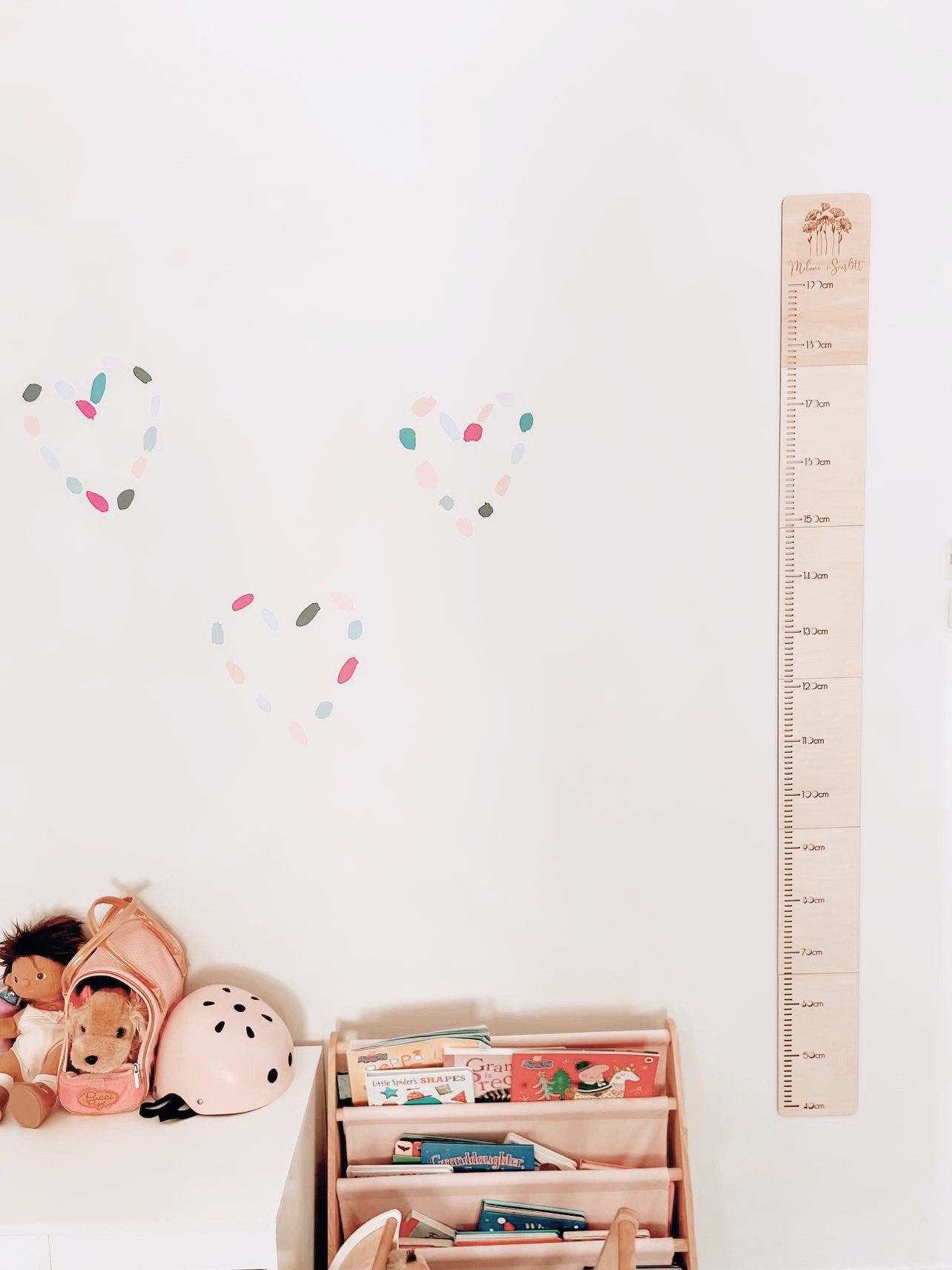 Personalised Growth Chart - Floral