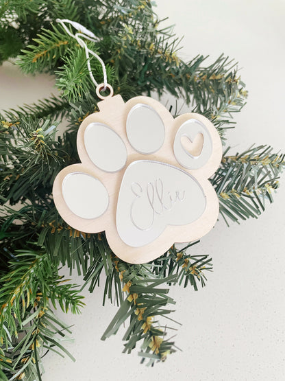 Dog Paw Ornament