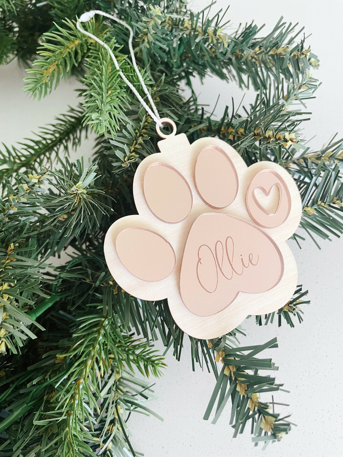 Dog Paw Ornament