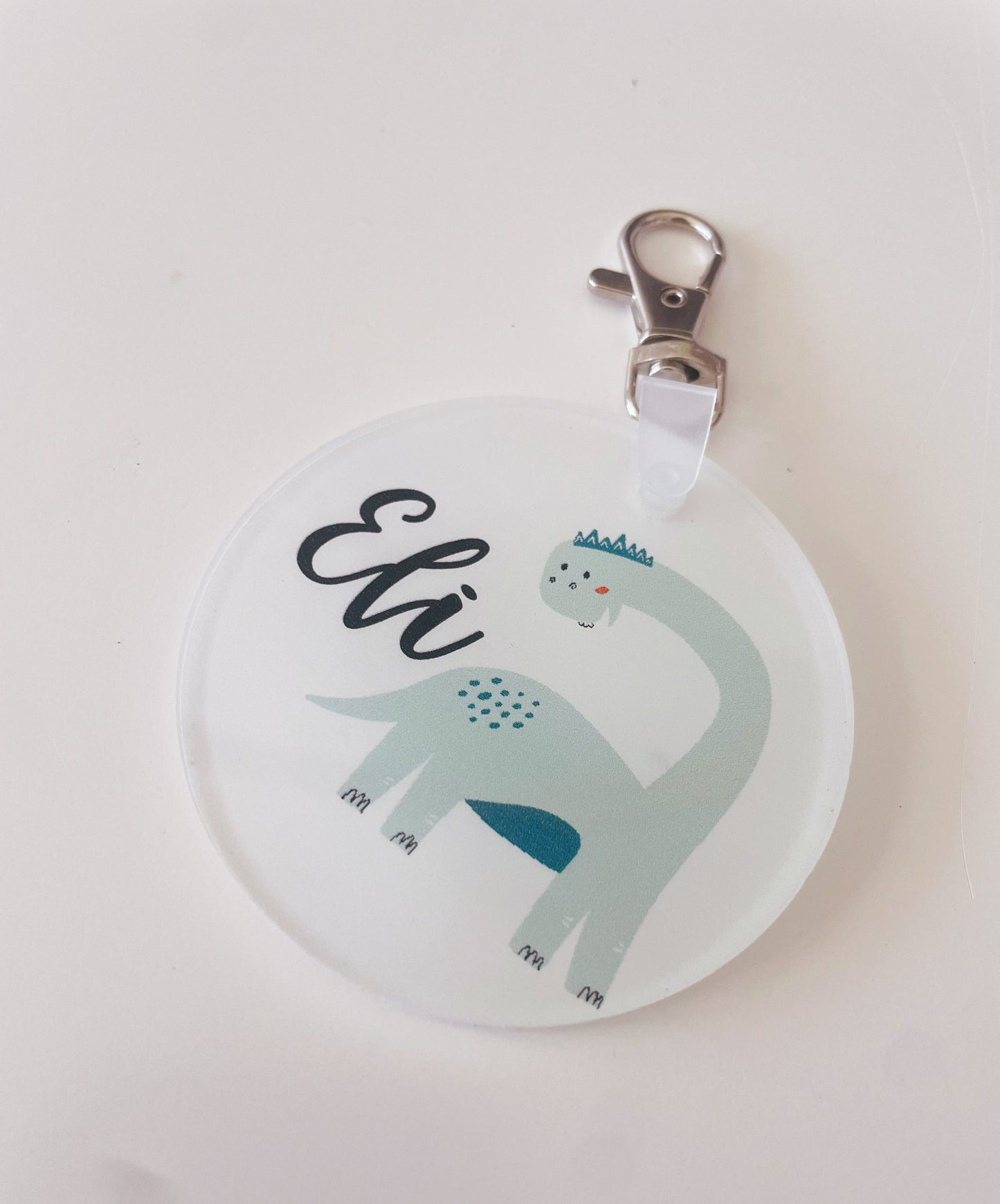 Round Acrylic Bag Tag - Multiple Designs