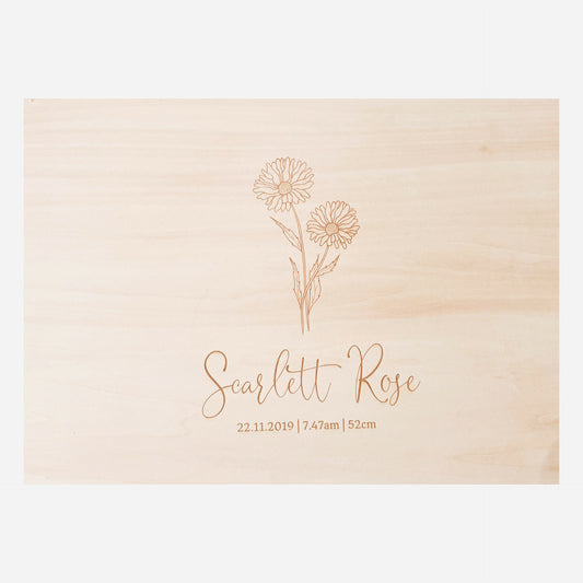 Keepsake Box - Birth Flower