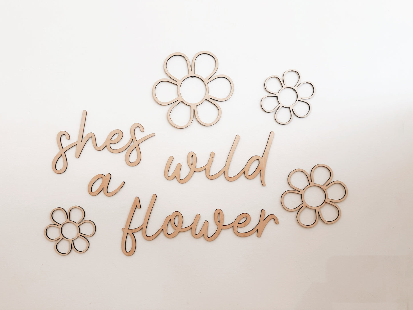 shes a wildflower wall plaque LARGE