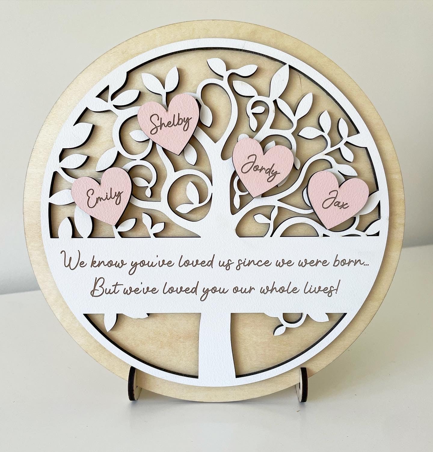 Personalised Tree of Life Sign