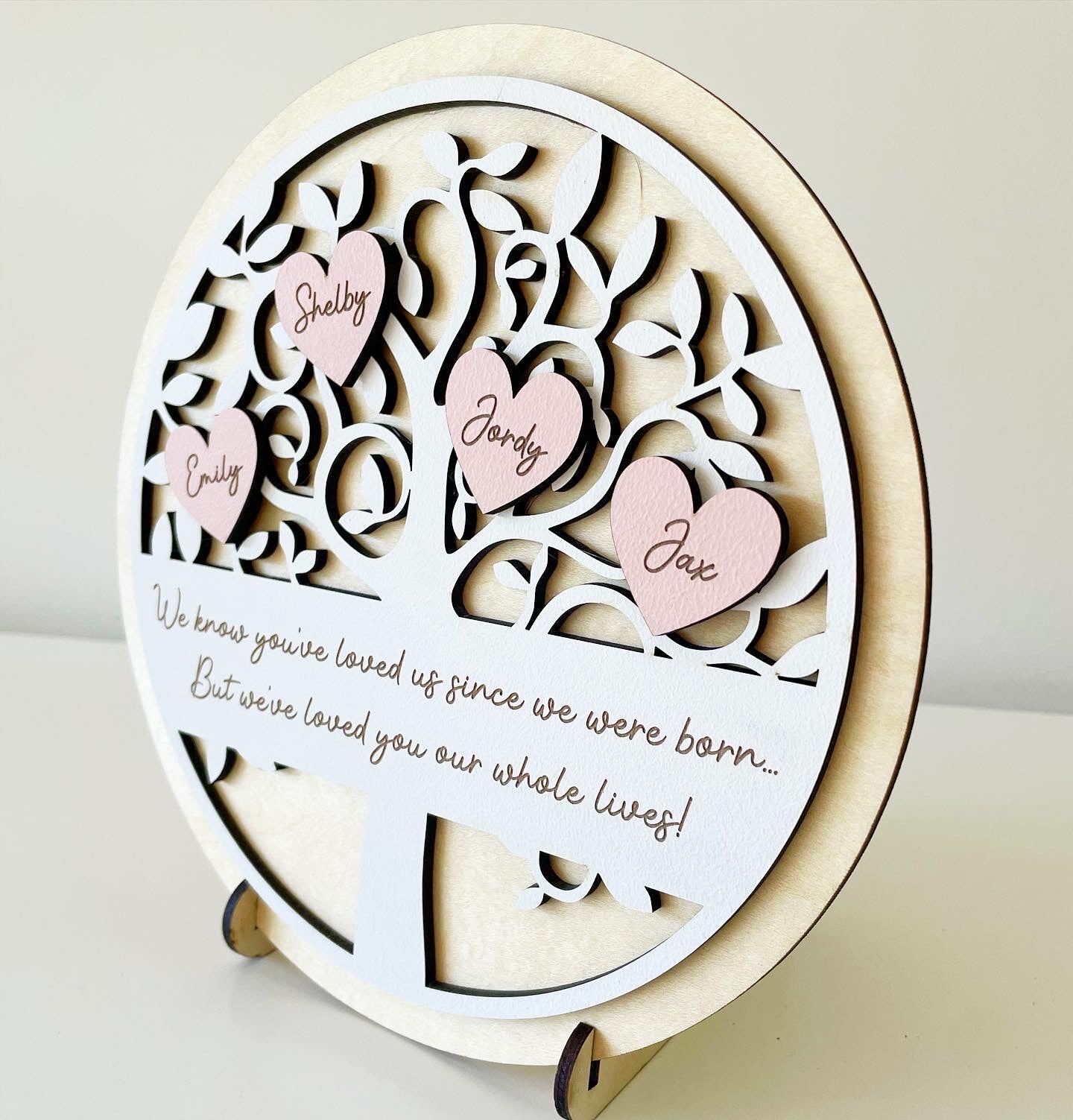 Personalised Tree of Life Sign