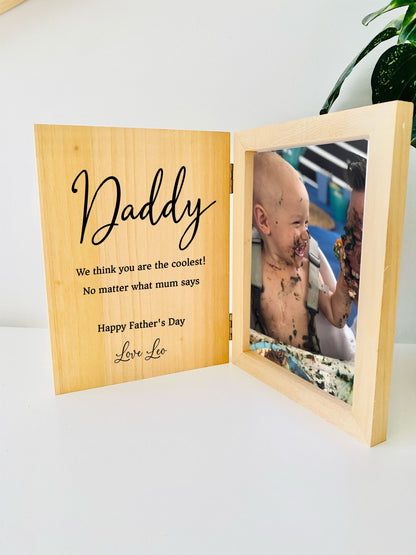 Personalised Father's Day Photo Frame - Coolest Dad