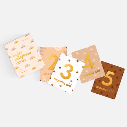 Fox & Fallow Baby Milestone Cards Boho