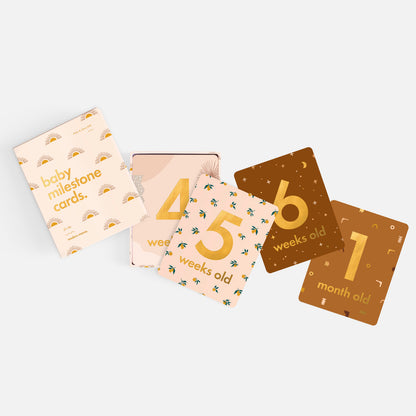 Fox & Fallow Baby Milestone Cards Boho