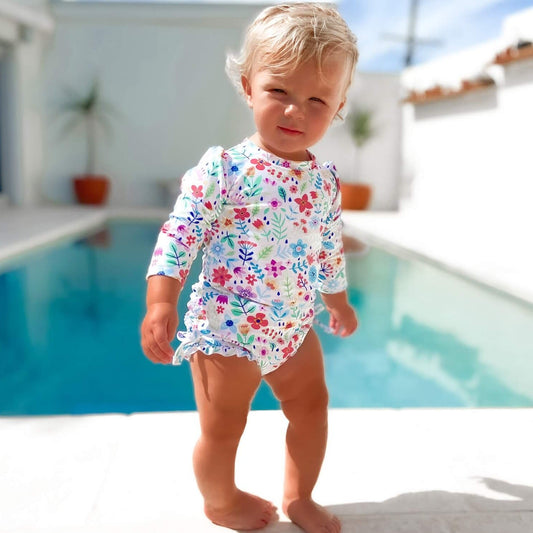 Nappy-change Swimsuit | Ditsy Daisy