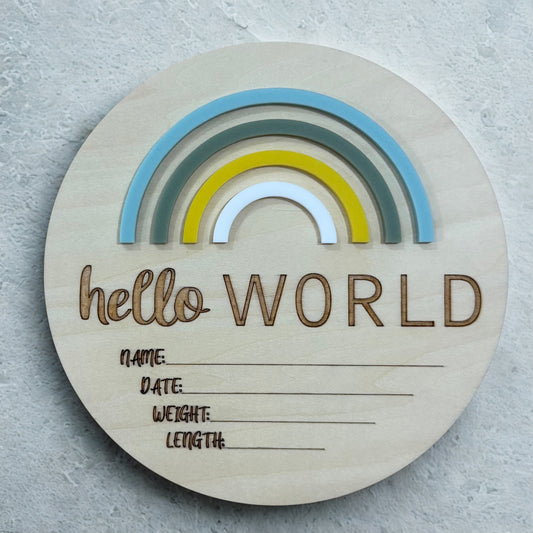 Hello World Rainbow - Sea Moss - LIMITED EDITION