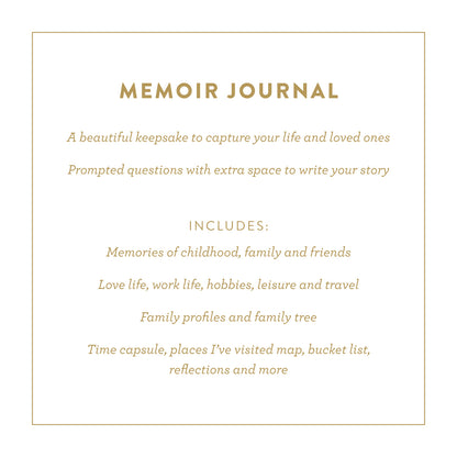 This Is My Story Memoir Journal Grey