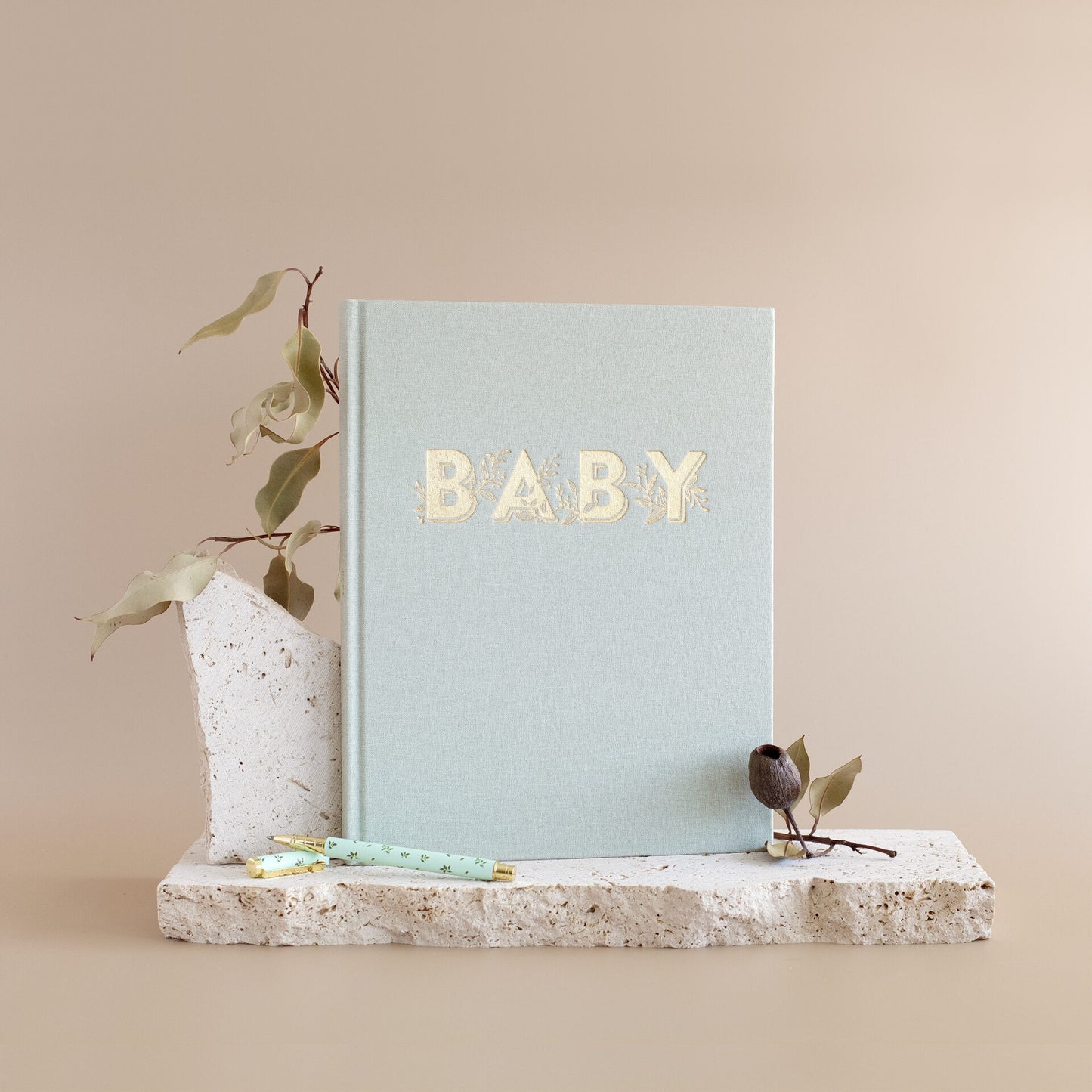 Fox & Fallow Baby Book Pistachio
