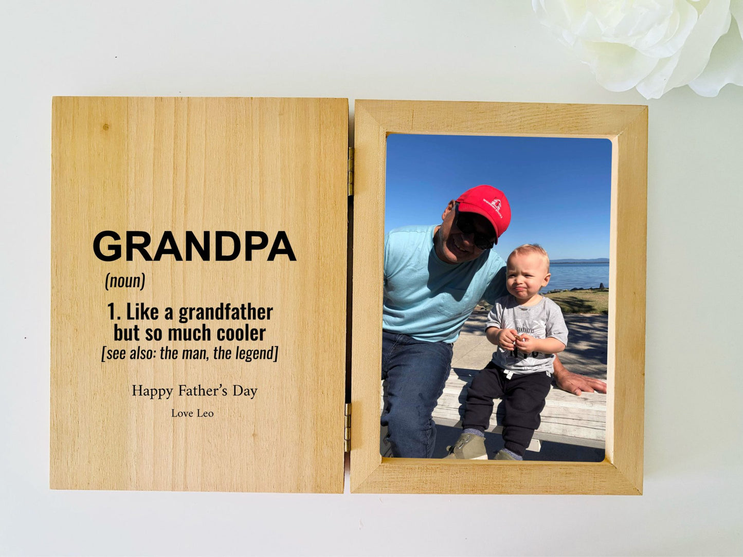 Personalised Father's Day Photo Frame - Grandpa Definition - PRE ORDER SHIPS END OCT 2024