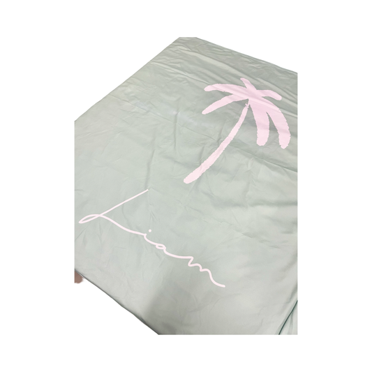 FACTORY SECOND SWADDLE - Liam Palm Tree