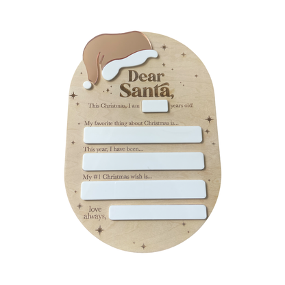 Dear Santa Letter Board